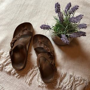 Brown Leather Sandals